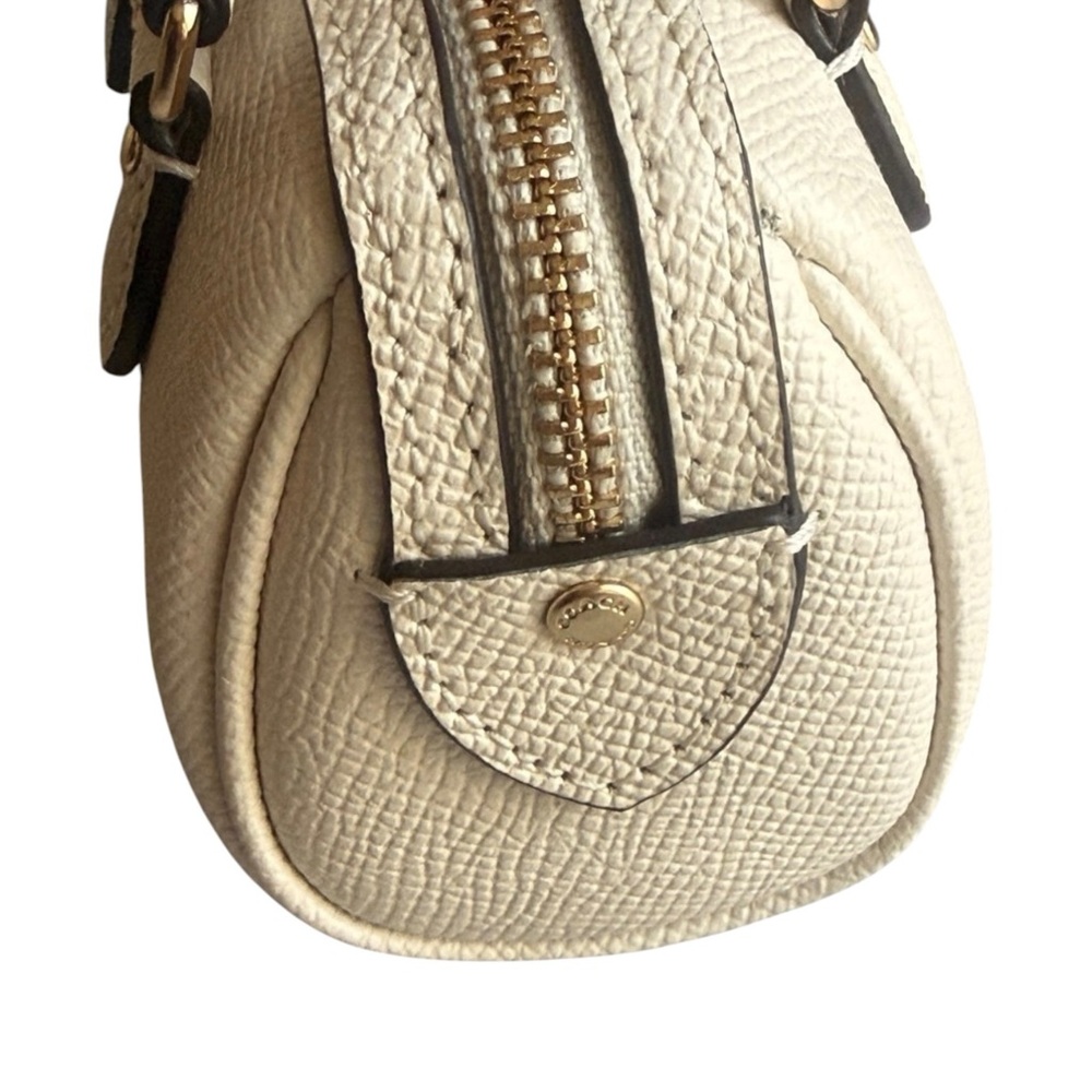 Coach Mini Rowan Bag Charm Chalk, NWT - Picture 5 of 8